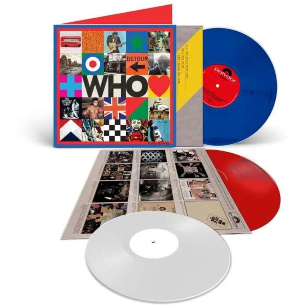 The Who - Who - Deluxe Edition includes 2LP's on Red & Blue Colored Vinyl with